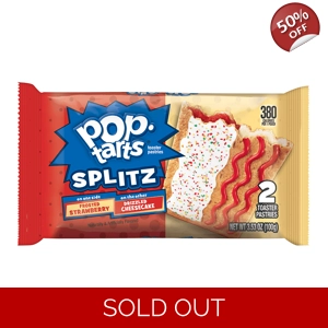 Pop Tarts Splitz Frosted Strawberry & Cheesecake - Twin Pack 100g